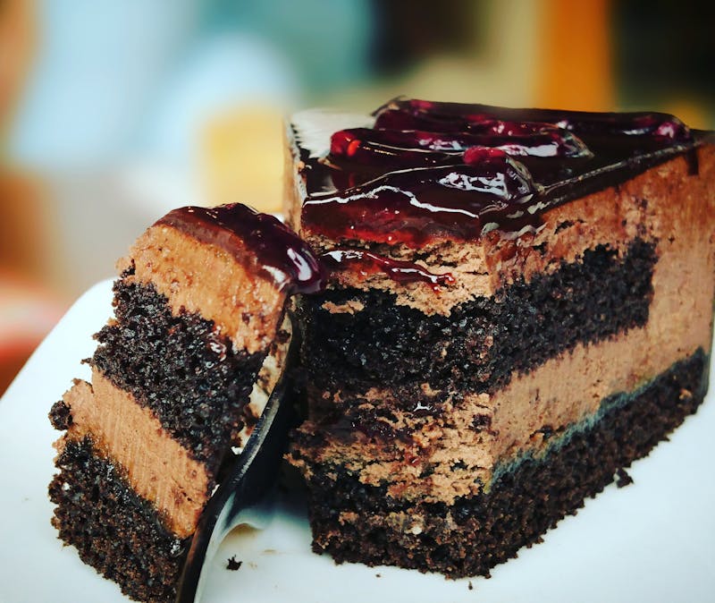 Chocolate ganache cake